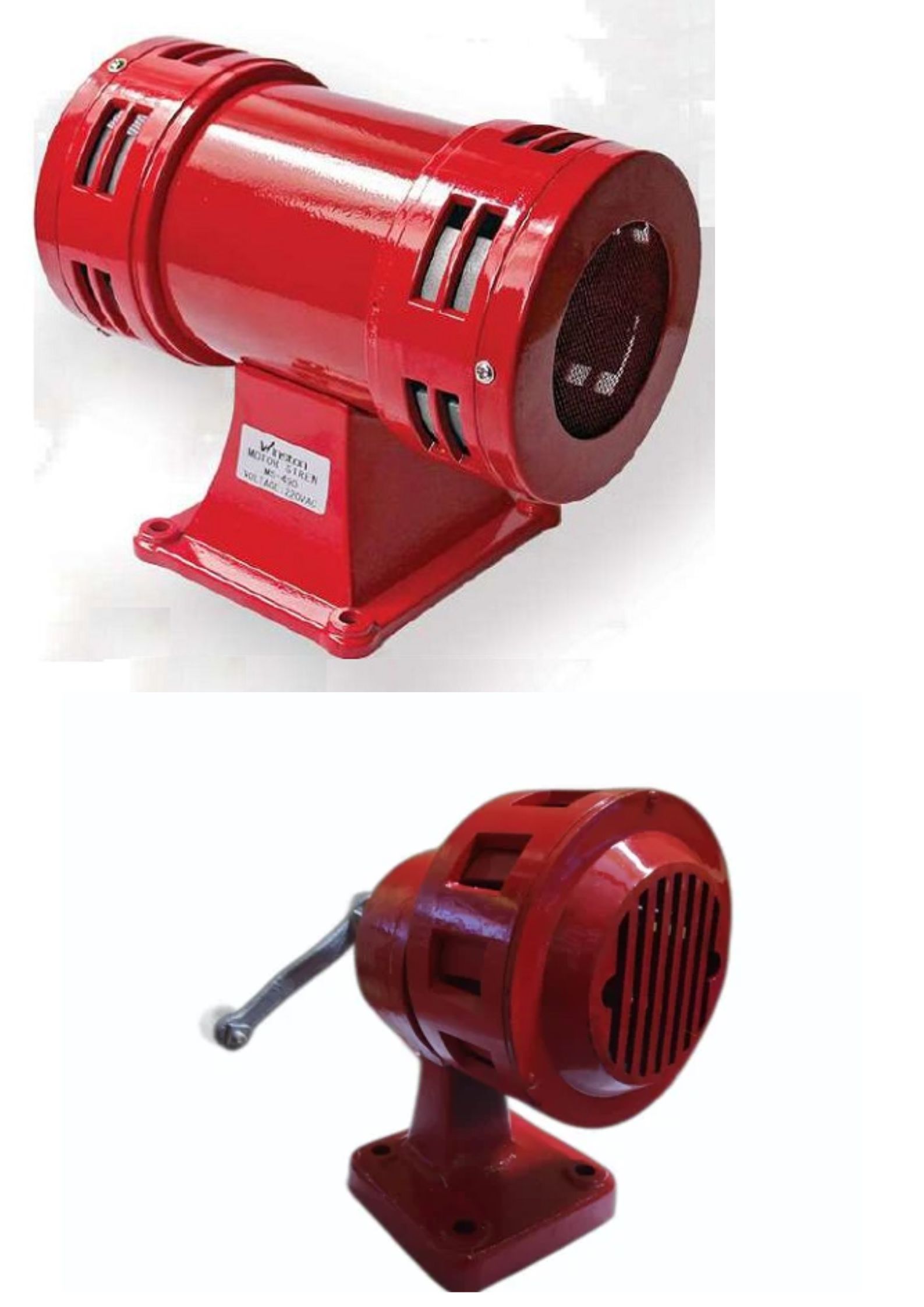 Manual And Electric Siren